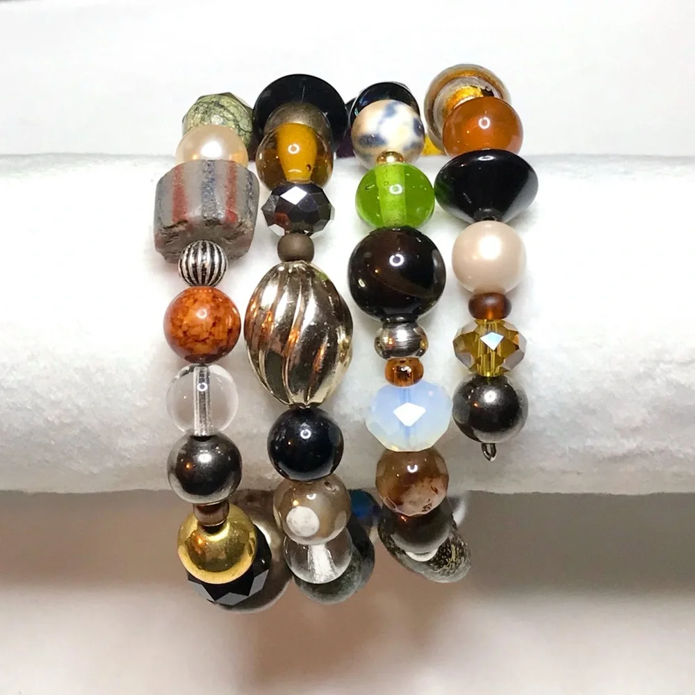 Handmade Bracelet with Vintage and Modern Elements (NB29-4H) New Without Tags - Picture 5 of 9